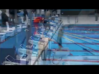 Swimming mens 100m backstroke s6 final london 2012 paralym безрукий парень пловец