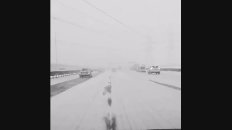 Снегопад на кад в петербурге