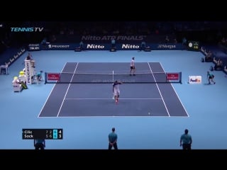 Un be lievable! sensational tennis from jack sock and marin cilic