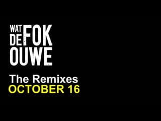 Wat de fok ouwe lenny dee & malke remix teaser