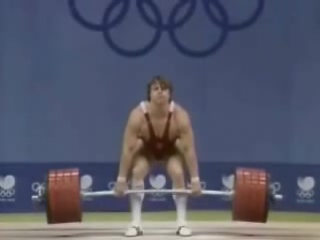 Olympic weightlifting history 1988 olympics,juri zakharevich, clean jerk