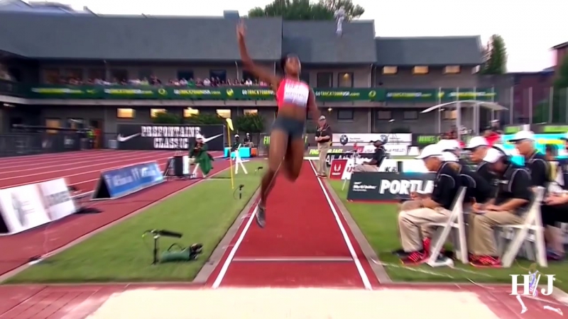 Tianna bartoletta long jump pre classic 2015