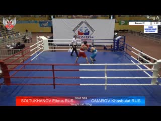 Солтуханов эльбрус (rus) vs омаров хасбулат (rus) 52kg