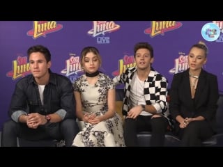 Vlog soy luna • karol sevilla interviewée par kalys ft ruggero valentina stud