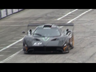 Pagani zonda r insane sound!! launch controls, accelerations, revs, backfires!