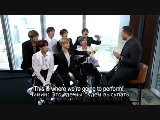 [rus sub] (bts играют в британскую викторину)bts interview lorraine