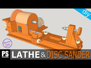 Homemade lathe disc sander part1