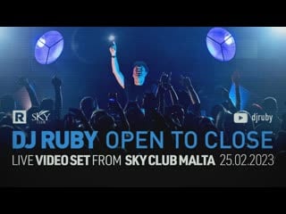 Трансляция i hd [19 o3 2o23 ] ● dj ruby open to close live video set from sky club malta [25 02 23]