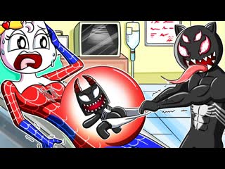 [kudo rainbow friends] spider verse banbaleena x baby banban backstory garten of banban animation | kudo rainbow friends 1080p