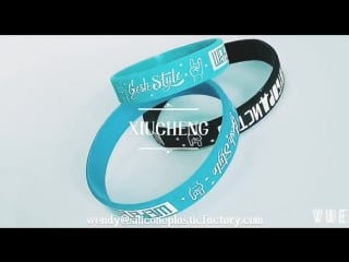 Luminous hand silicone wristband cuff