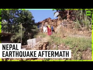 Devastating aftermath of 6 4 magnitude earthquake in nepal