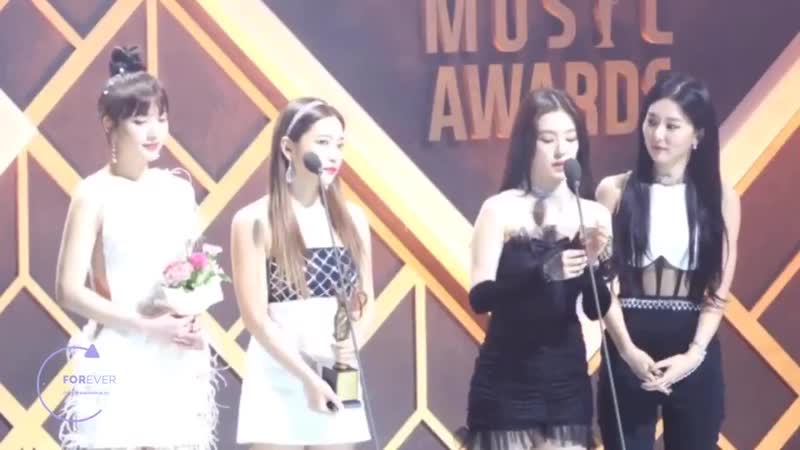 200130 서울가요대상 본상 수상축하해 아이린 배주현 irene redvelvet 레드벨벳