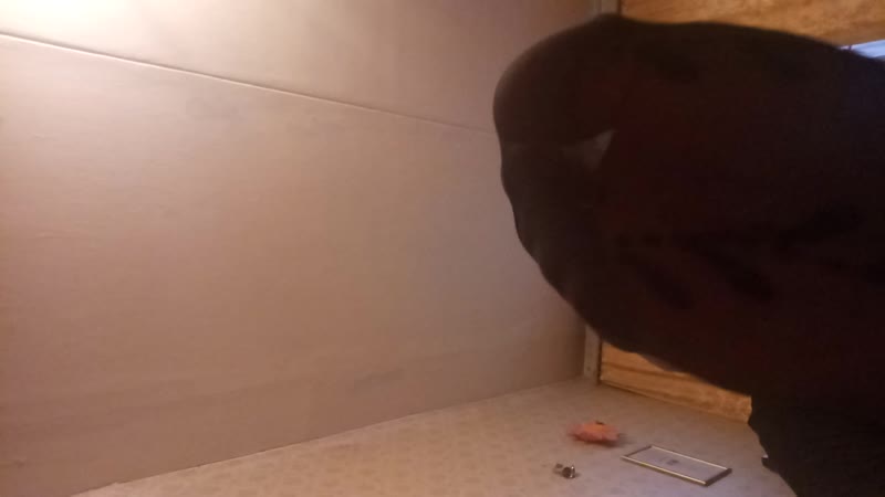 Примерка черных колготок!