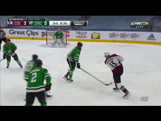 Goal scored by nichushkin at 1124 into the third period #goavsgo