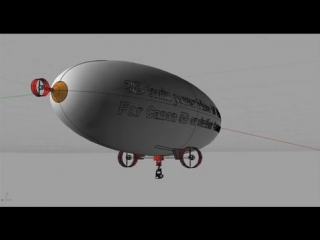 Aerial hd video rc blimp