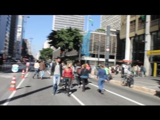 Paulista avenue, sao paulo, brazil