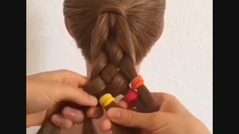 Шикарная косичка для девочки