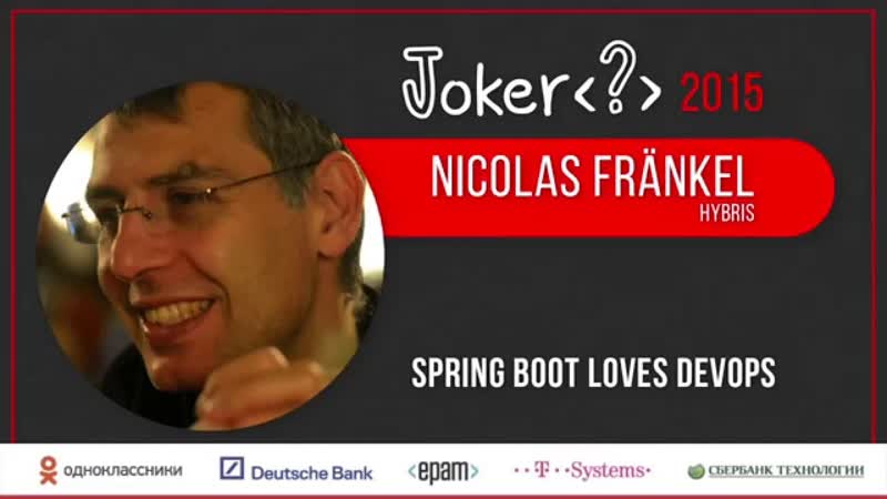 Nicolas frankel spring boot loves devops