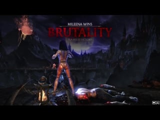 Mortal kombat xl all mileena fatalities, brutalities, secrets brutalities x ray endings