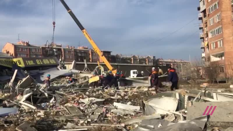 Во владикаазе произошел взрыв в супермаркете