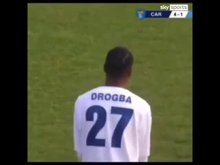 No pressure didier drogbas 20 year old son isaac made his debut for italys serie d side folgore caratese this weekend