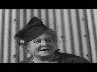 A woman passenger arriving at lakehurst, new jersey, united states, on the zeppel hd stock footage