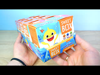 Baby shark sweetbox акуленок фигурки сюрприз бэйби шарк