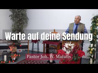 Joh w matutis warte auf deine sendung 11 dezember 2021