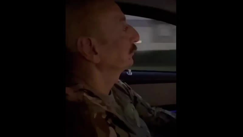 Ильхам алиев и мехрибан алиева ранним утром из баку направляются в шушу