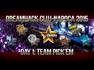 Csgo dreamhack cluj napoca 2015  day1 team pick'em