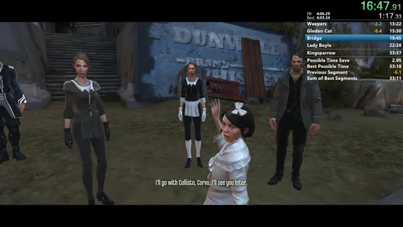 [heny speedruns] dishonored any% (yes) speedrun in 3328 [former world record]