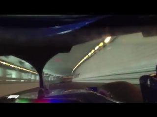 Helmet cam pierre gaslys for a very special monacogp lap