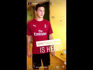 Caldara’s medical taking place ️ [ acmilan ig]