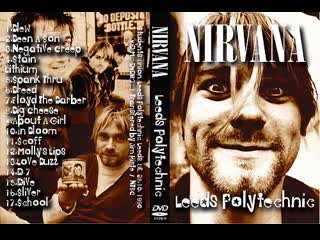 Nirvana live at leeds polytechnic,leeds,uk, (remastered hd 60fps)