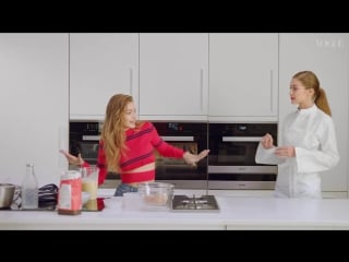 Gigi on gigi baking yorkshire pudding with gigi hadid