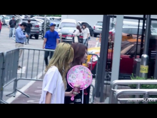 [fancam] 150911 sonamoo 소나무 뮤직뱅크 출근 직캠 by soda