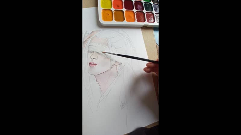 Xiao xingchen aquarelle art