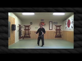 Ninjutsu weapon kyoketsu shoge part 1 (spins, grapples, targeting)