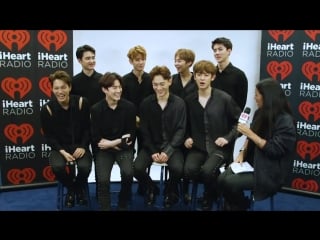 [video] 170513 exo xiumin @ iheartradio exclusive interview backstage