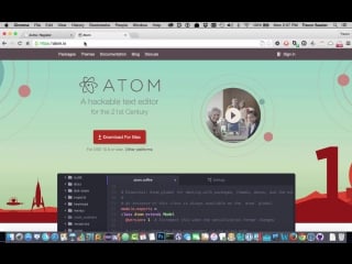 01 002 installing atom, our text editor