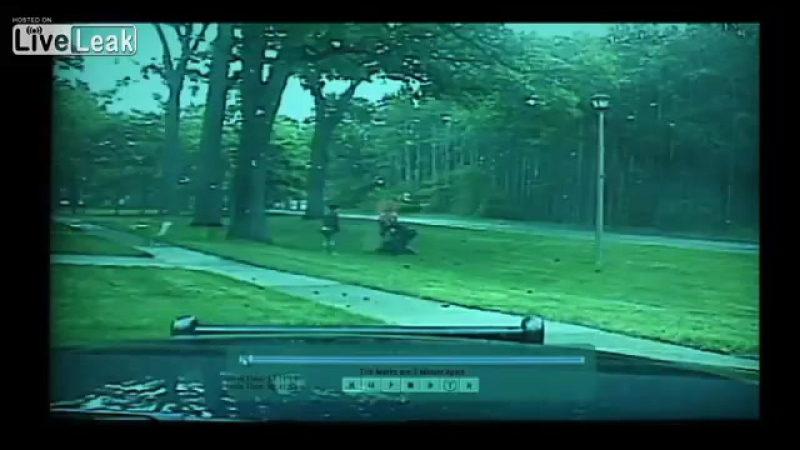 Полицейский подстрелил невинную девочку © видеожесть