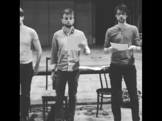 Soap&skin on instagram "vorwärtsrückwärts #clickclack #drunk #thankful #choir #antigone #burgtheater"