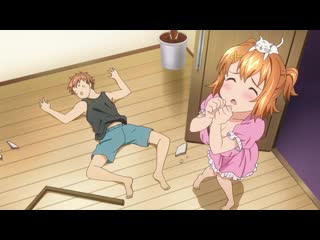 Тв 2 1 серия макен ки! / принцесса цу (аниме молодые комедия экшен суперспособности гарем anime школьная жизнь эротика porn)
