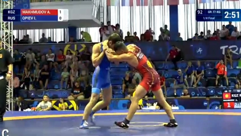 World championships islam opiev (rus) df akzhol makhmudov (kgz)