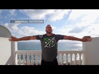 Shoulder warm up + mobility shoulder rotation internal and external