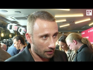 Matthias schoenaerts interview red sparrow premiere