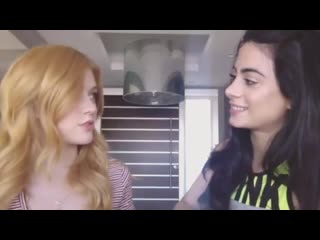 Em puts me to the spanish test that is check out my twitter for the full video! emeraudetoubia dont miss an