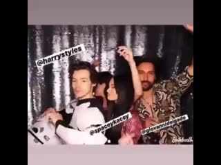 Harry in the photobooth