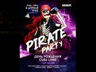 Cuba libre pirate party