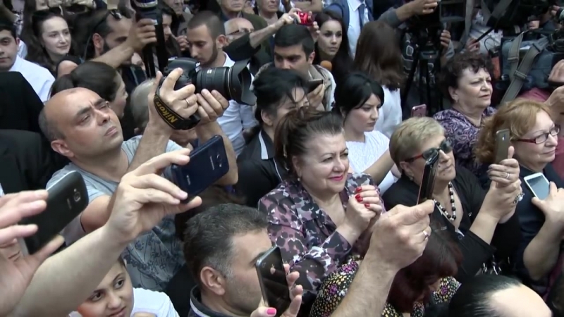 Ինչպես վրաստանի հայերը ողջունեցին նիկոլ փաշինյանին